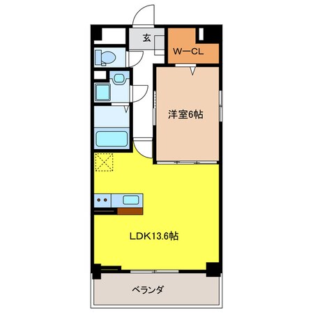 アリビオⅠの物件間取画像